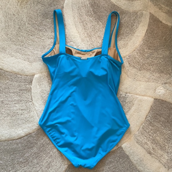 Calvin Klein One-Piece swimsuit, lined, teal SZ 12 - Picture 2 of 4